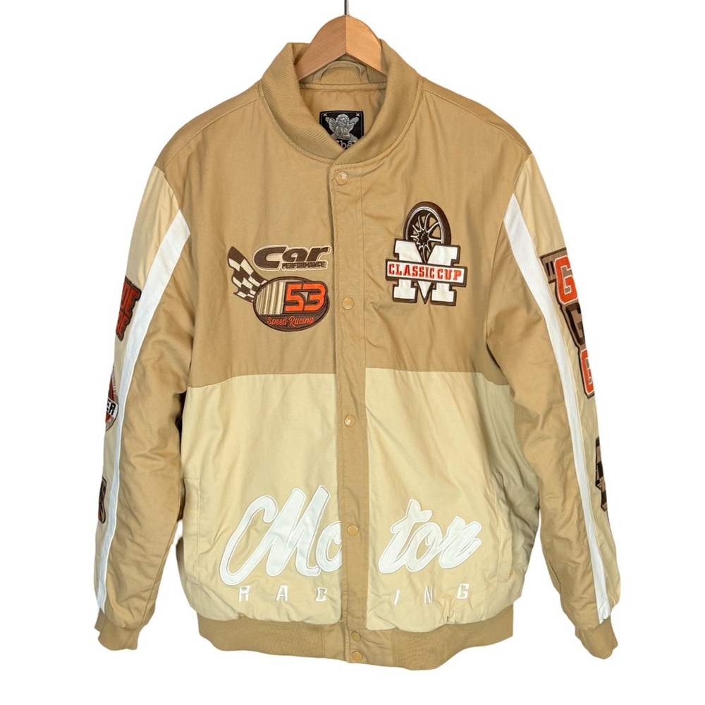 R3Bel Jacket Racing Speed Race Beige Mens